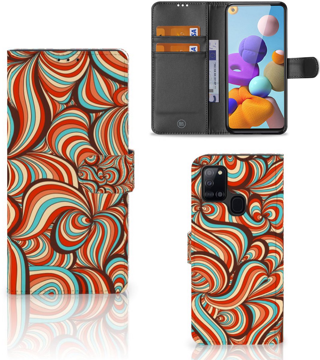 Samsung Galaxy A21s Hoesje Retro