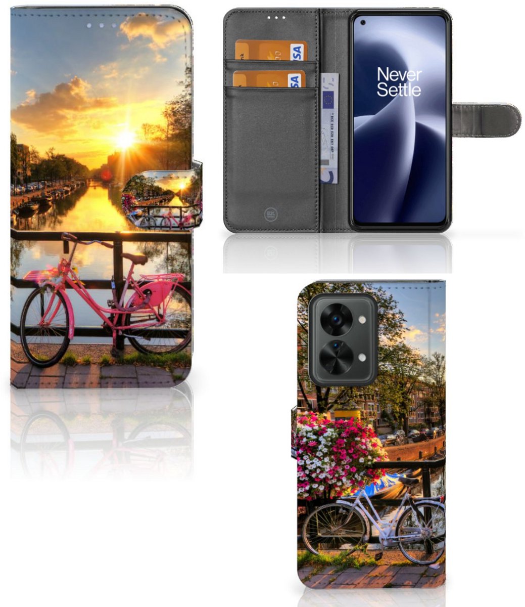 OnePlus Nord 2T Flip Cover Amsterdamse Grachten