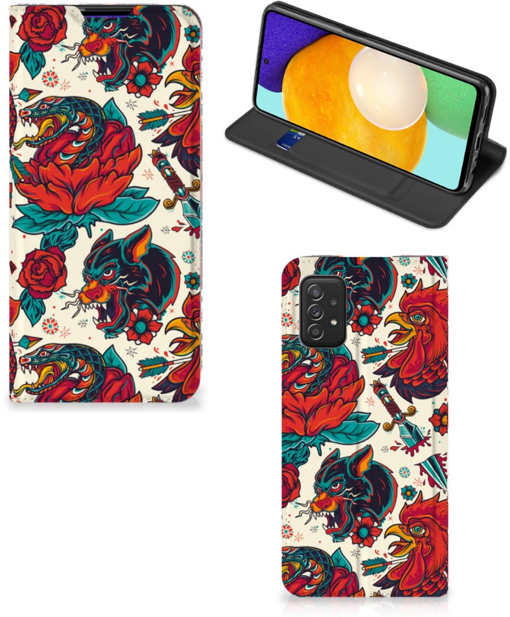 Stand Case voor Samsung Galaxy A03s Old Skool