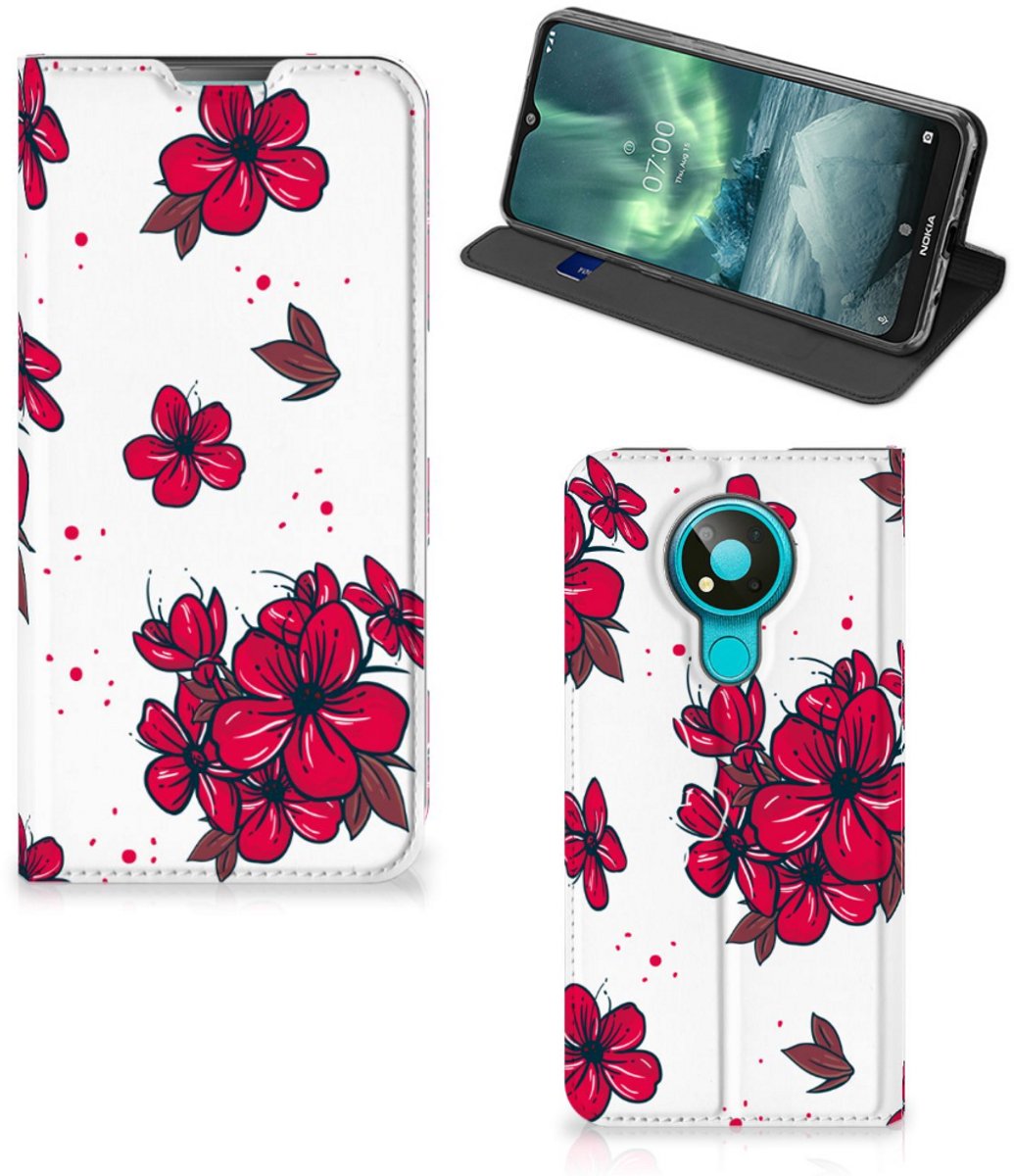 Nokia 3.4 Smart Cover Blossom Red