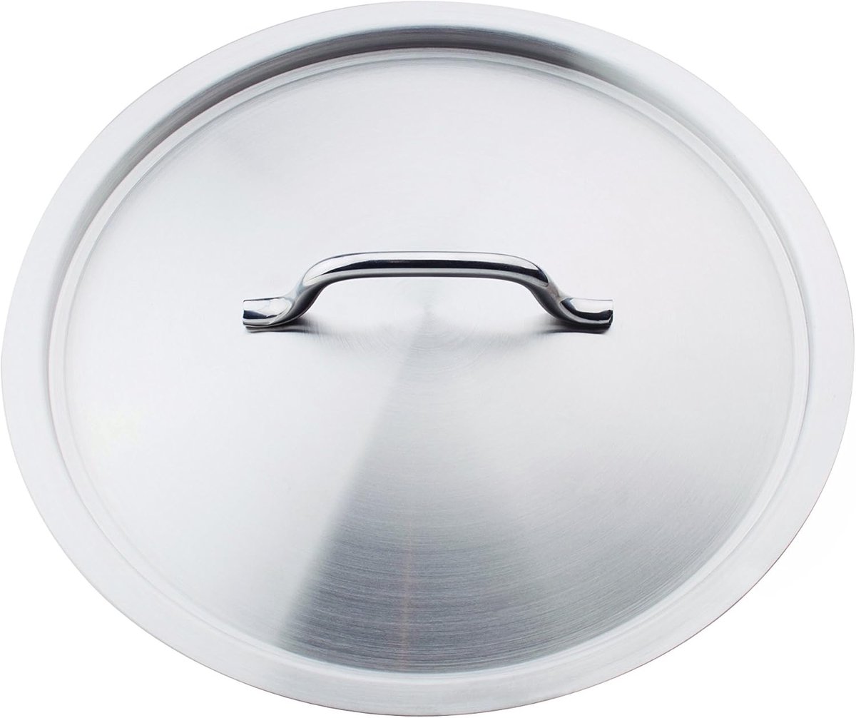 Roestvrijstalen deksel met stalen brug - Diameter 24 cm