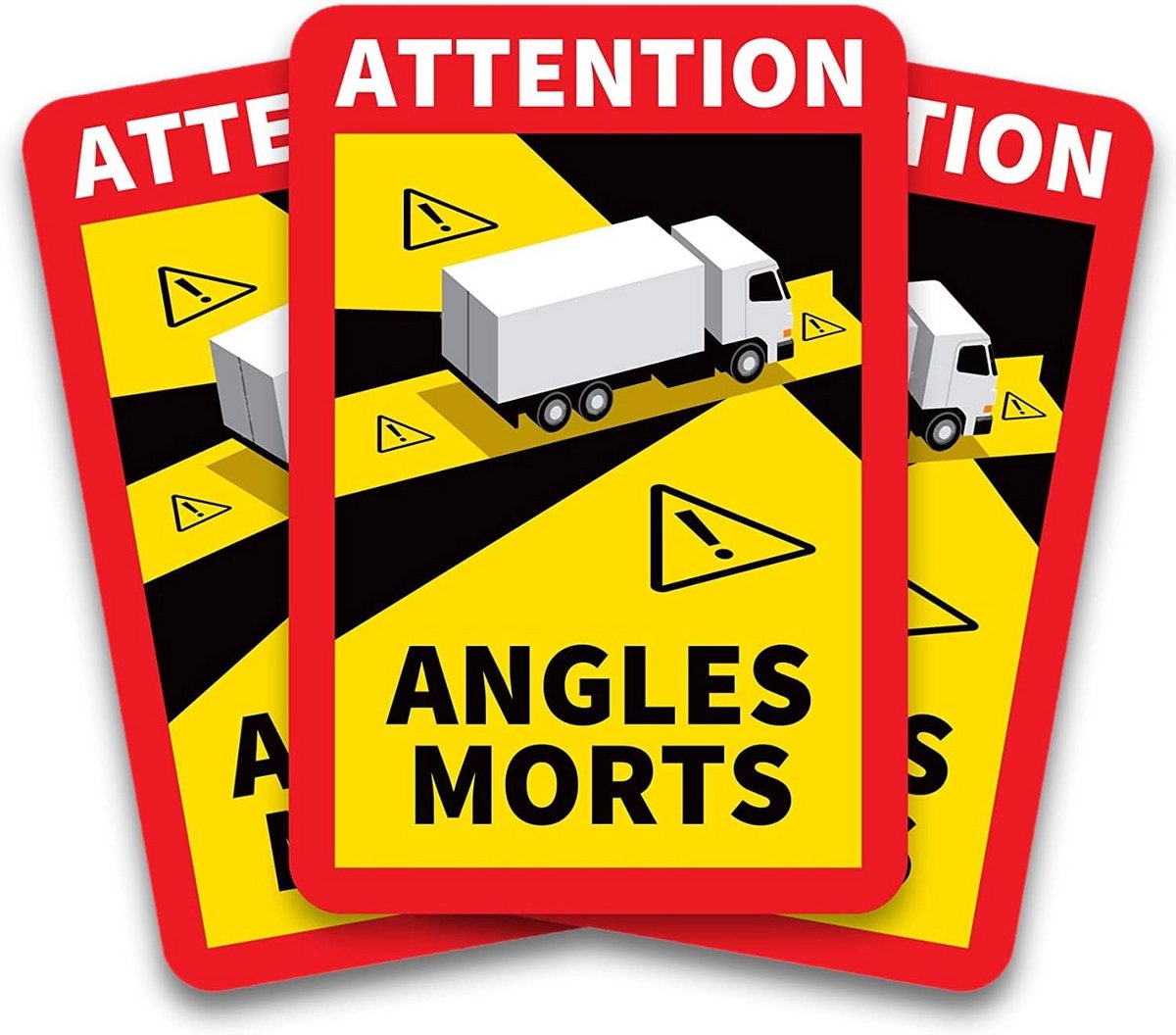 Wettelijke Dode Hoek Raamstickers Vrachtwagen/Camper - 8 Jaar Garantie & UV-bestendig