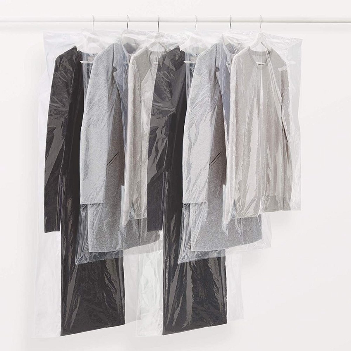 Garderobezakken Set van 50 - Stofbeschermers voor Kleding, Pakken en Jurken
