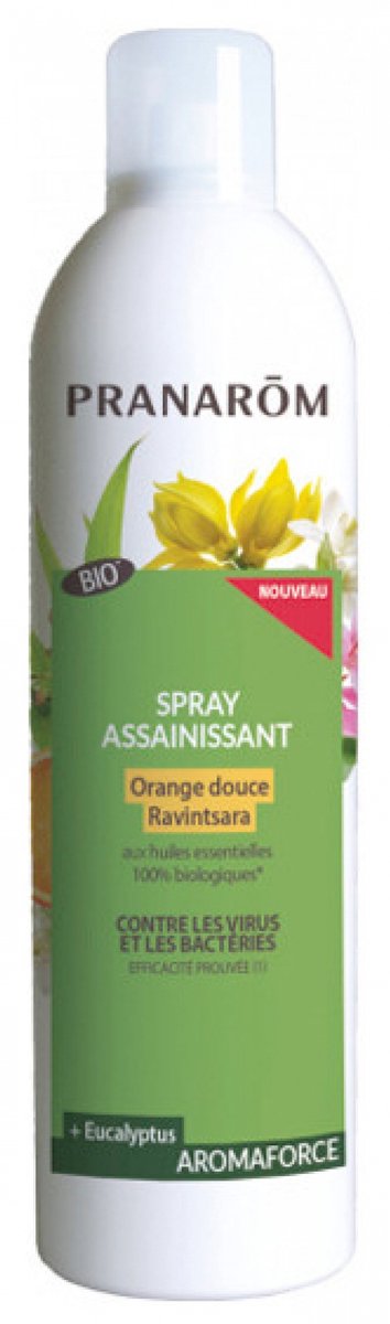 Pranarôm Aromaforce Spray Assainissant Orange Douce Ravintsara Bio 400 ml