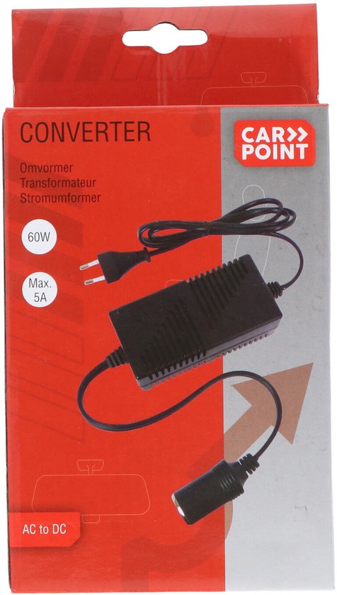 Onduleur Carpoint 12-230v Noir