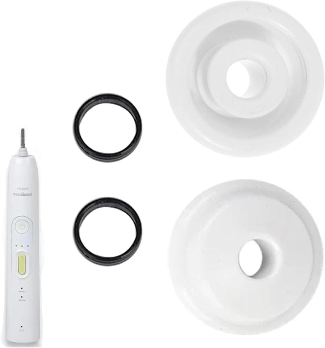 Elektrische tandenborstel reserveonderdelen met waterdichte afdichtring - HX751V, HX9340, HX6810 - Afdichting voor Sonicare tandenborstels.
