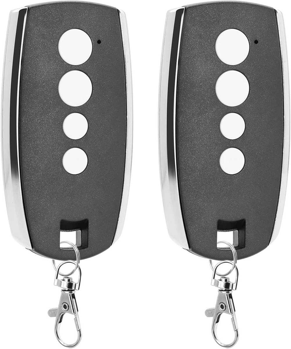 Garagepoorten Afstandsbediening 433,92MHz 2 stuks Duplicator King Gates Stylo 4 K-Compatible
