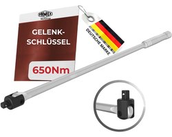 FAMEX 10672 Wielmoersleutel 1/2” - 600mm - Geschikt voor professioneel gebruik - Max. 760 Nm, Morsleutel, Momentsleutel