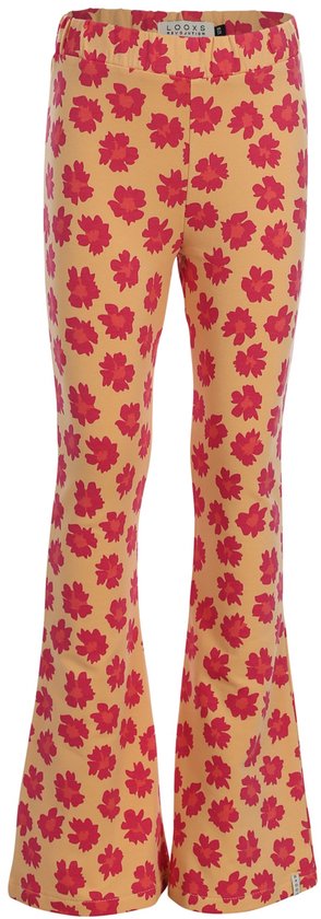 LOOXS Little 2611-7604-972 Pantalon filles - Taille 128 - Oranje en 95% COTTON 5% LYCRA