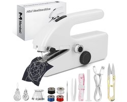 Membeli Mini Naaimachine - Handheld Naaimachine - Draagbaar & Elektrisch - 2 Snelheden - Ideaal voor Beginners en Reparaties