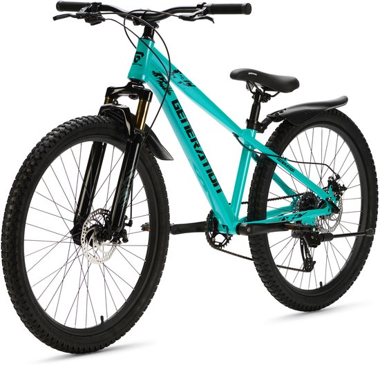 Generation X8 Mountainbike 26 inch - Blauw met Spatborden van Generation — afbeelding 4