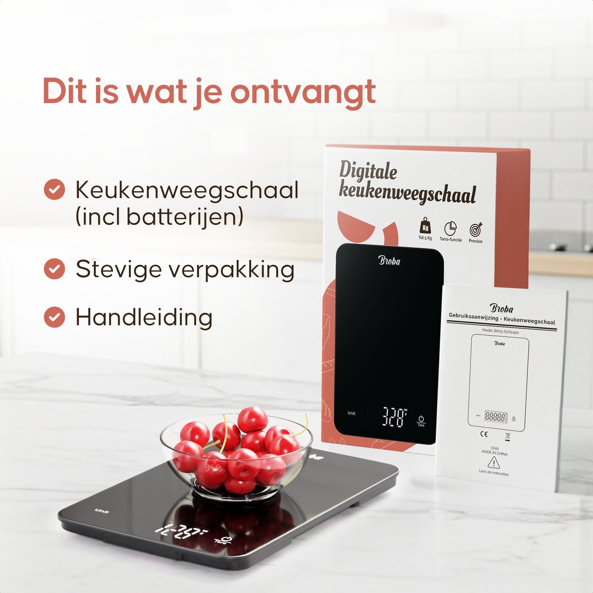 Keukenweegschaal Digitaal Precisie Weegschaal Keuken - Koffie Barista Food Kitchen Scale - Grammen Eet Voeding Kookweegschaal — cadeau in Kookcadeaus - foto 2