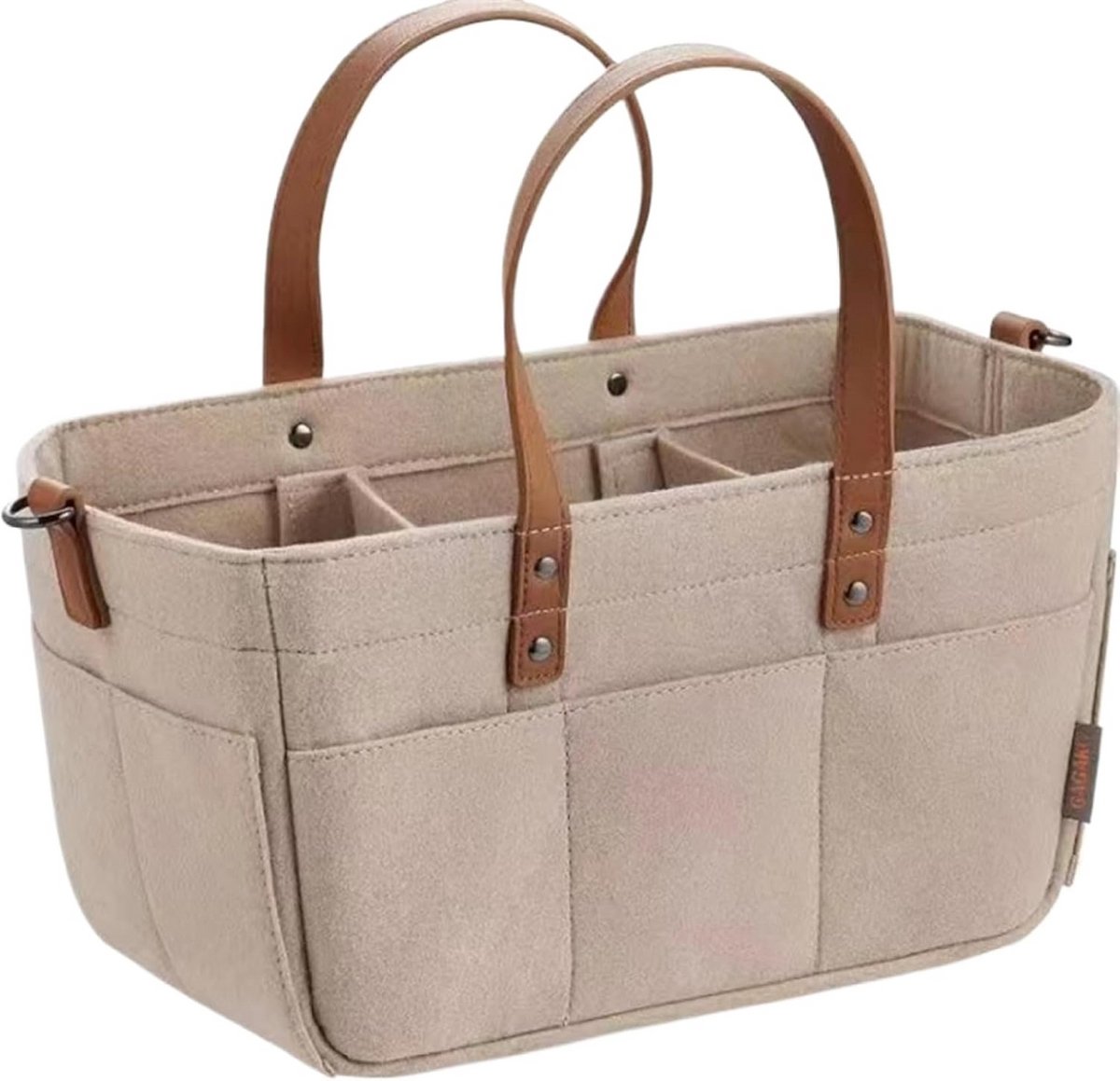Opvouwbare Luier Caddy Organizer van Vilt voor Babyverzorgingsproducten