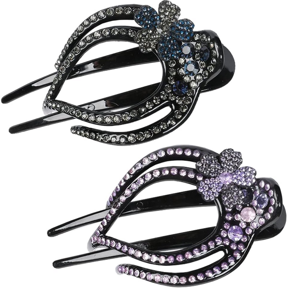 Bloemen Haarclips voor Dames - Antislip & Grote Haarspeld