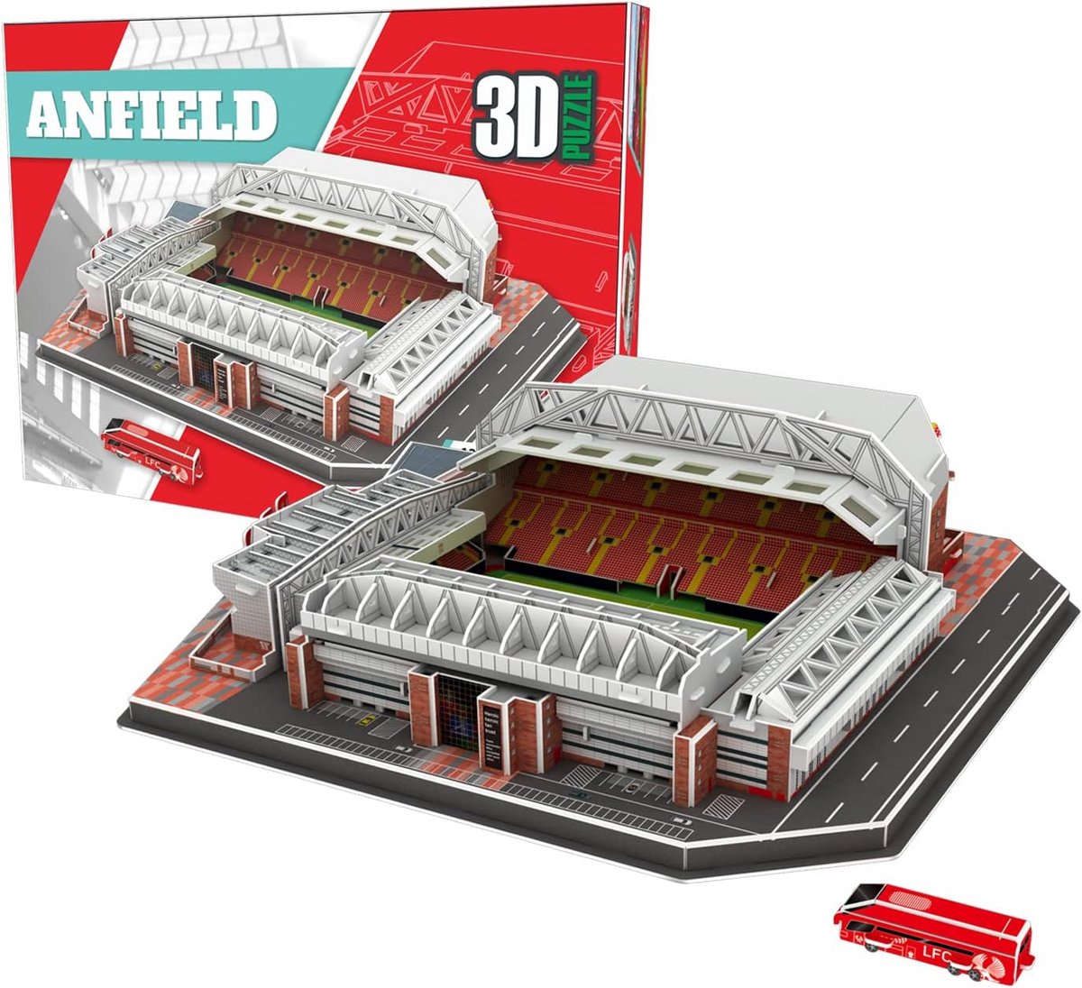 3D Voetbalstadion Puzzel Bouwmodel - Leerzaam DIY Constructieset