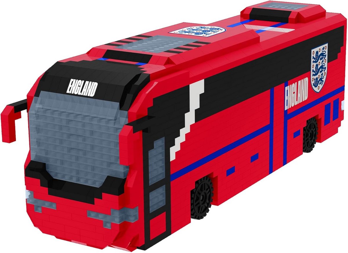 Bouwset 3D Voetbal Bus - Reisbus Model voor Fans