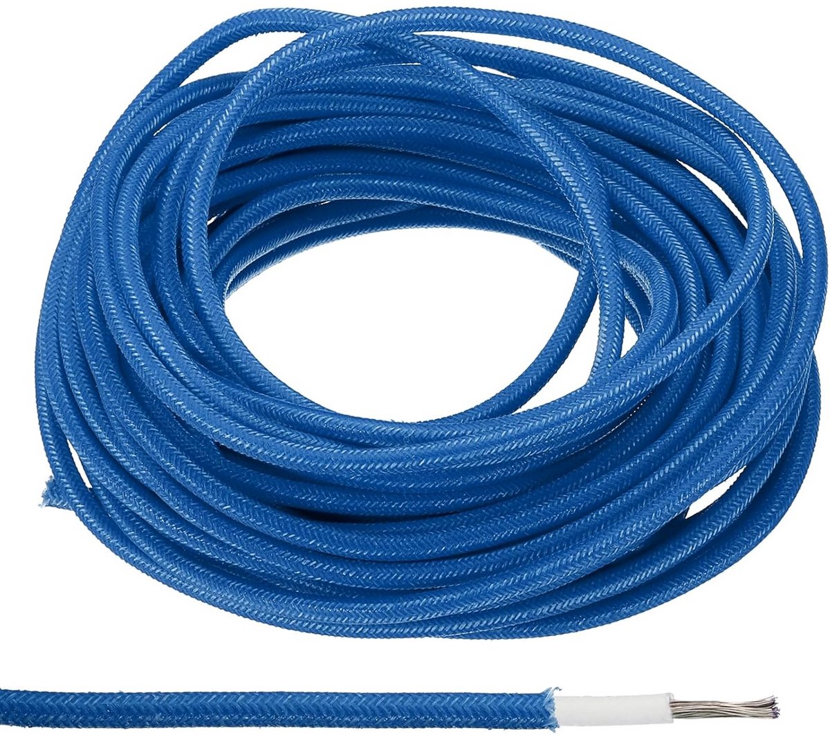 Flexibele Siliconen Elektrische Draad 15AWG - Hoge Temperatuur Bestendig Blauw