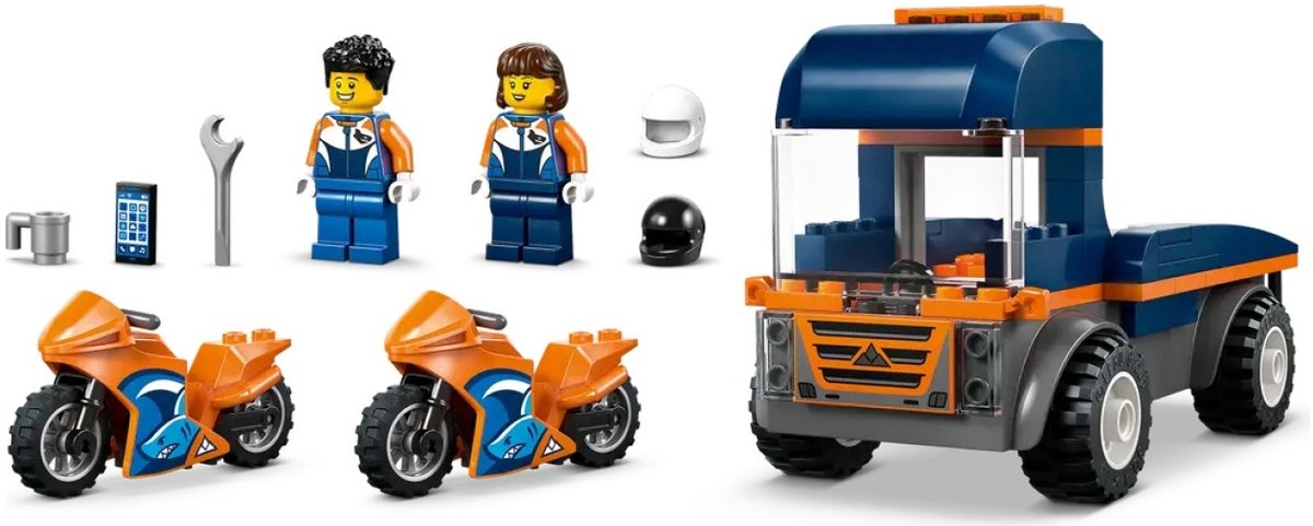 LEGO City - Great Vehicles - Transportwagen Voor Motoren — afbeelding 12
