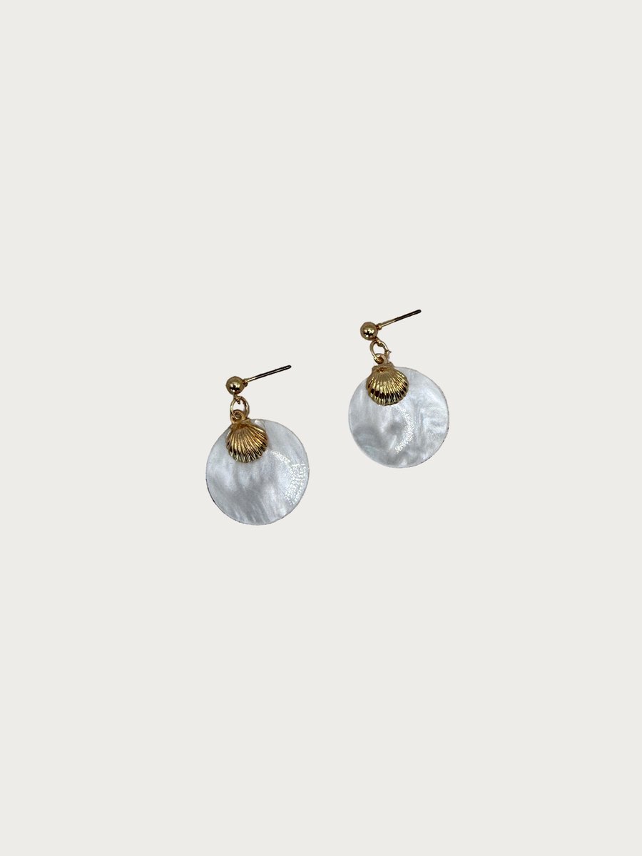 Coastal Shell Drops – Oorbellen – Alloy