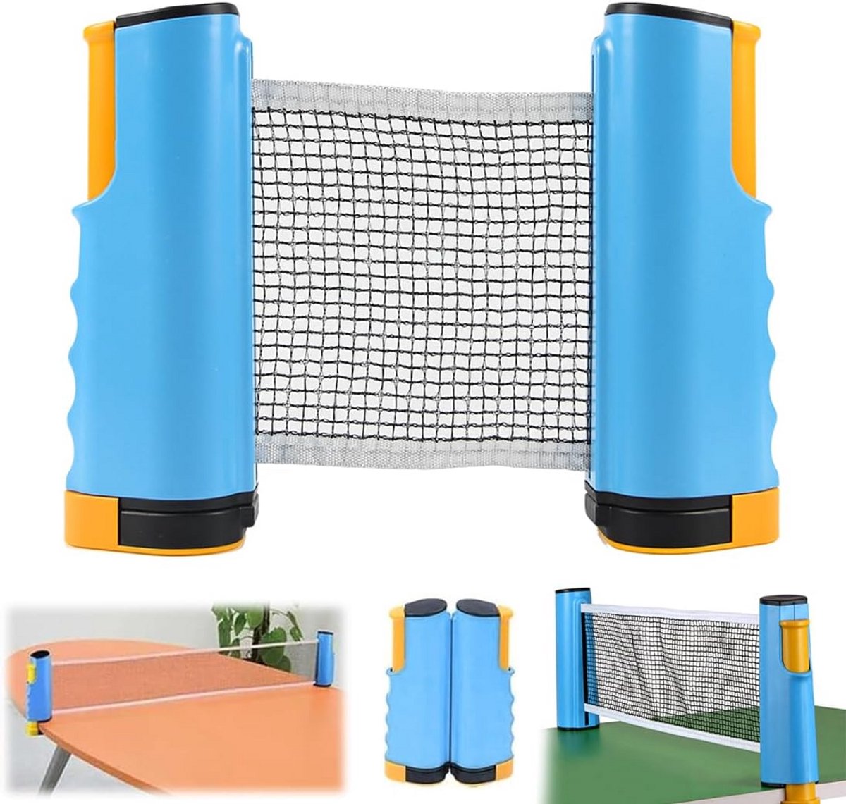 Draagbaar Tafeltennisnet voor Elke Tafel - Uittrekbaar en Flexibel Pingpong Net
