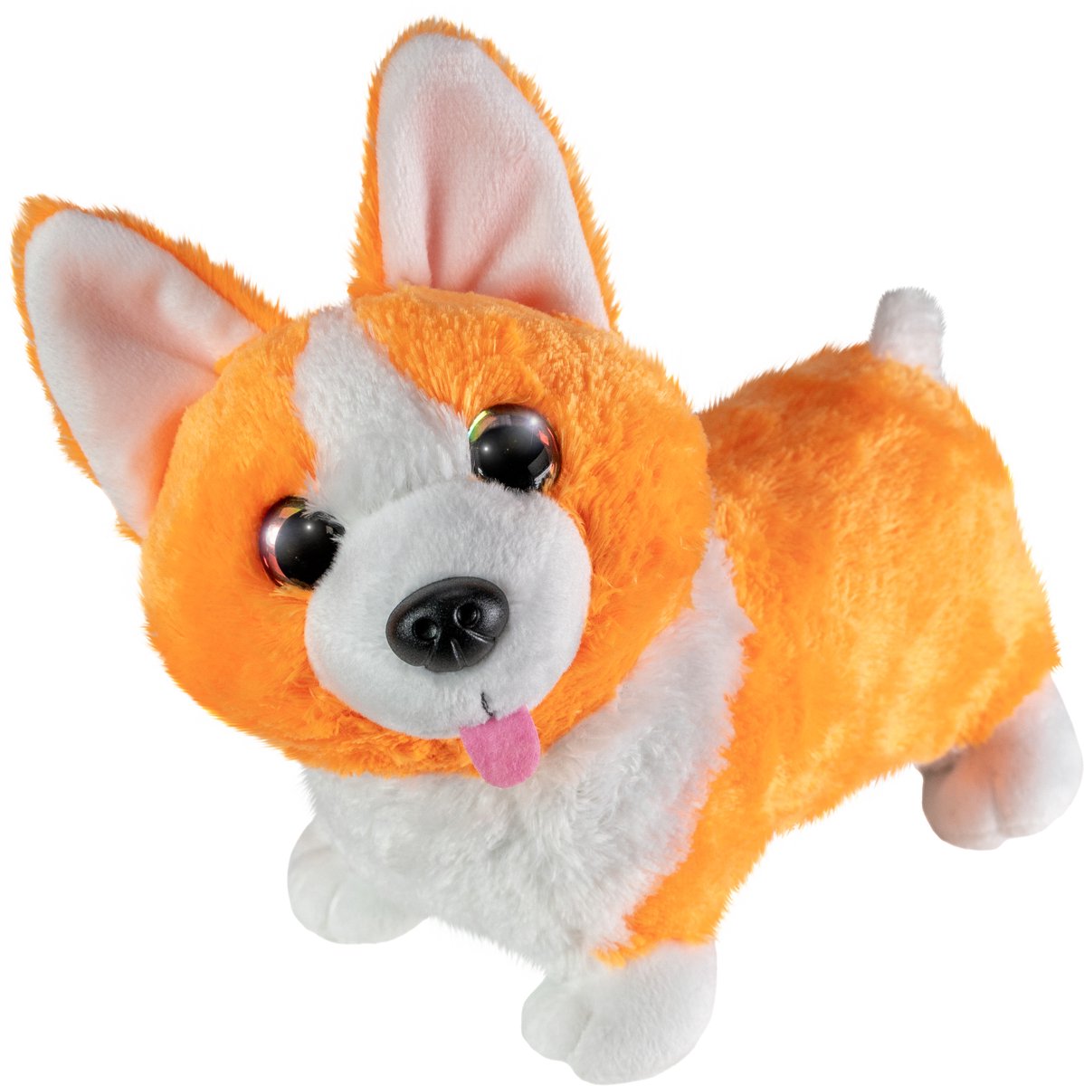 Lumo Stars knuffel hond Corgi Monty 15cm pluche speelgoed.