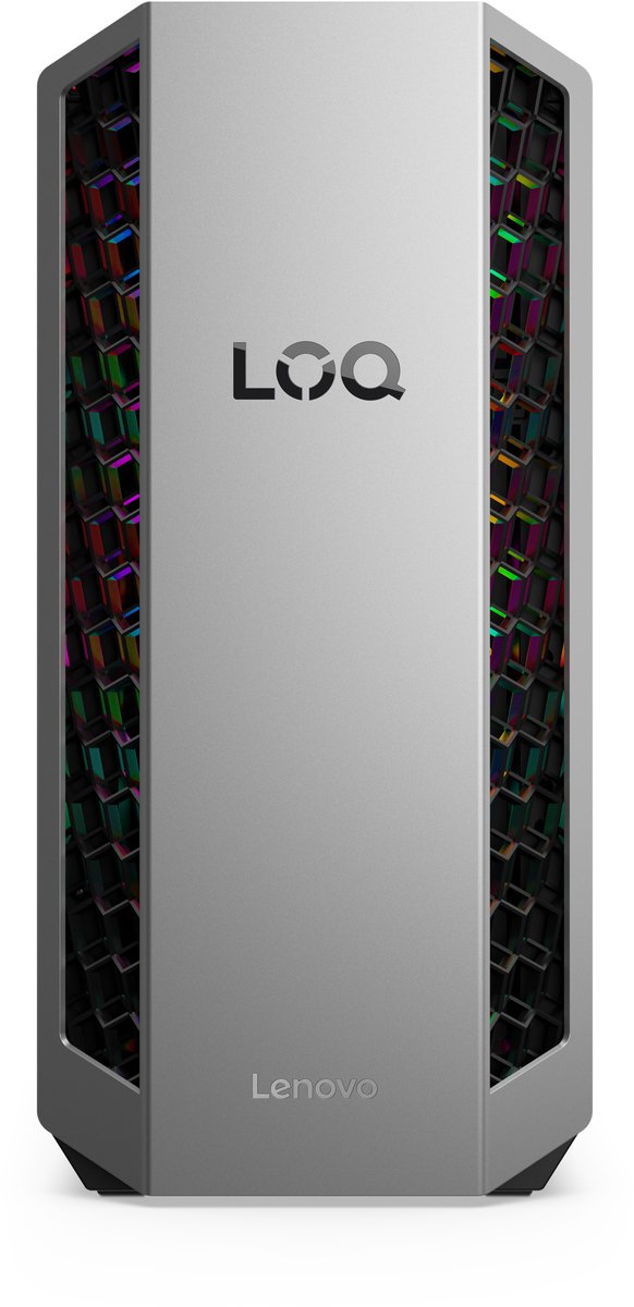 Lenovo LOQ Tower 26ADR10 AMD Ryzen™ 7 8745HX 32 GB DDR5-SDRAM 1 TB SSD NVIDIA GeForce RTX 5060 Ti Windows 11 Home PC Zwart