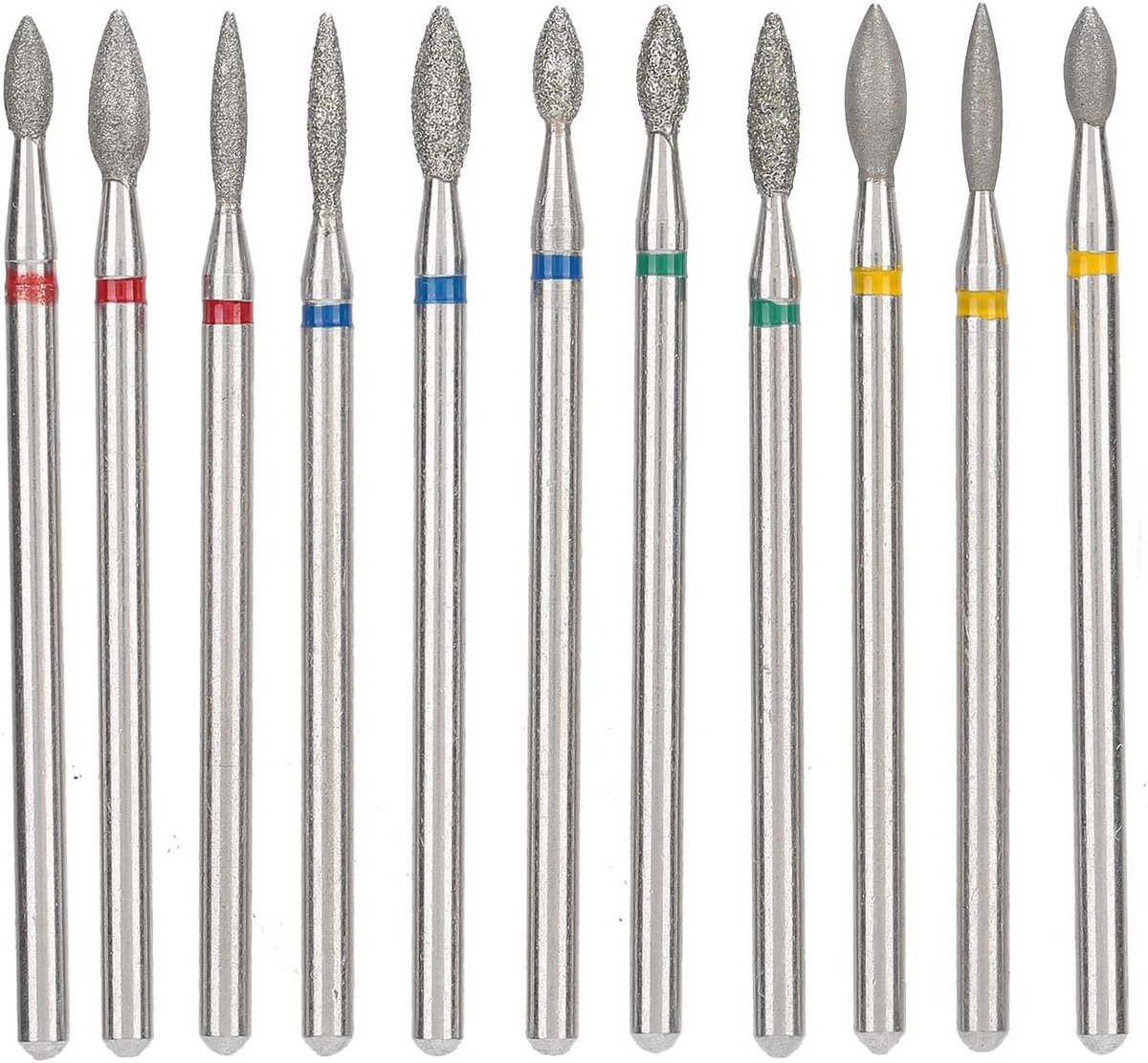 11 Delige Nagelboor Set - Diamant Bitjes voor Manicure, Pedicure en Nagelverwijdering