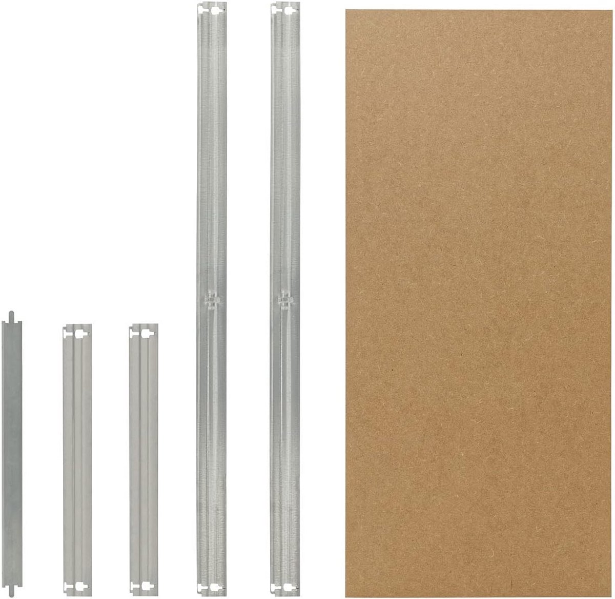 Complete Steekplankenset 60x45 cm - Gegalvaniseerd Frame met HDF Planken voor Zware Lasten