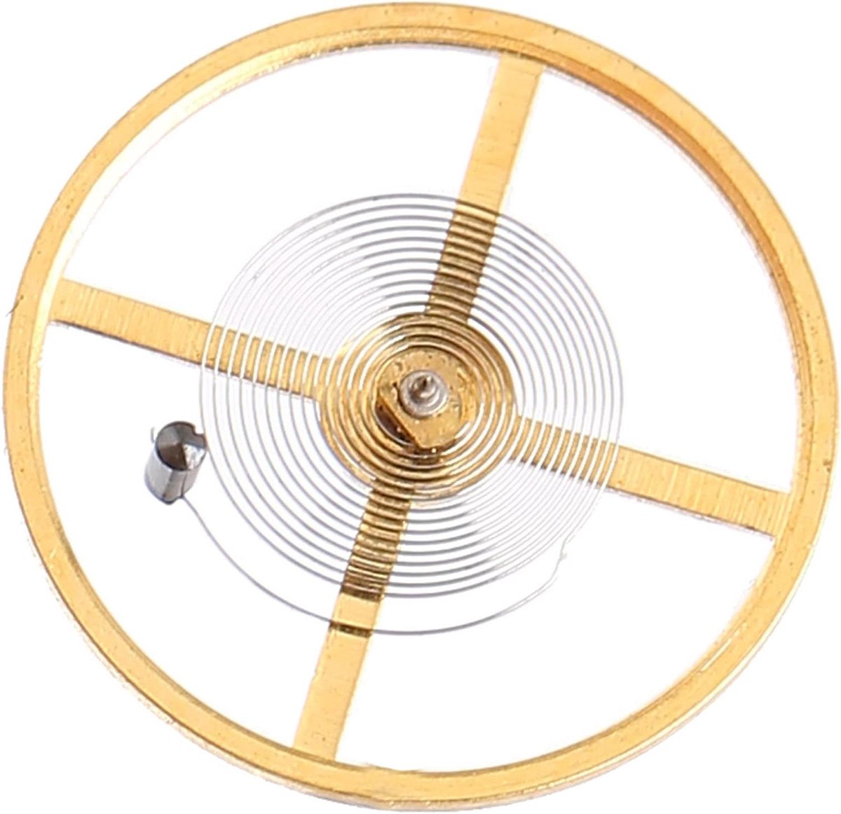 Beweging Balance Wheel Vervangend Deel - Swing Haarveer Gouden - Modieus - Weersta oxidatie - Horlogemakers - Horlogereparatie