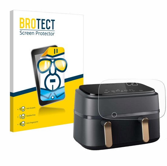 BROTECT - Screenprotector voor Philips Airfryer NA352/00 - Folie Beschermfolie transparant