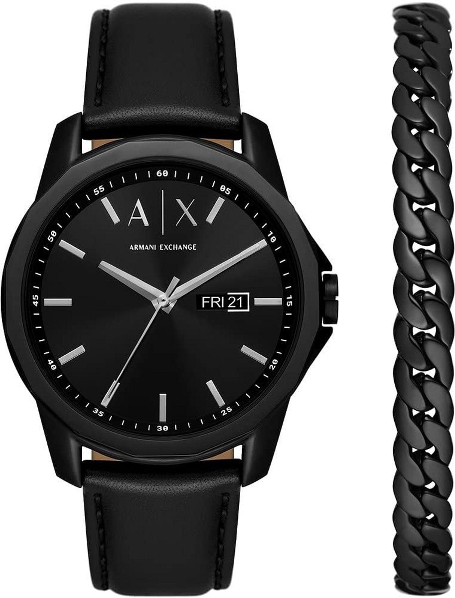 Stijlvol Herenhorloge met RVS, Leer en Silicone Banden