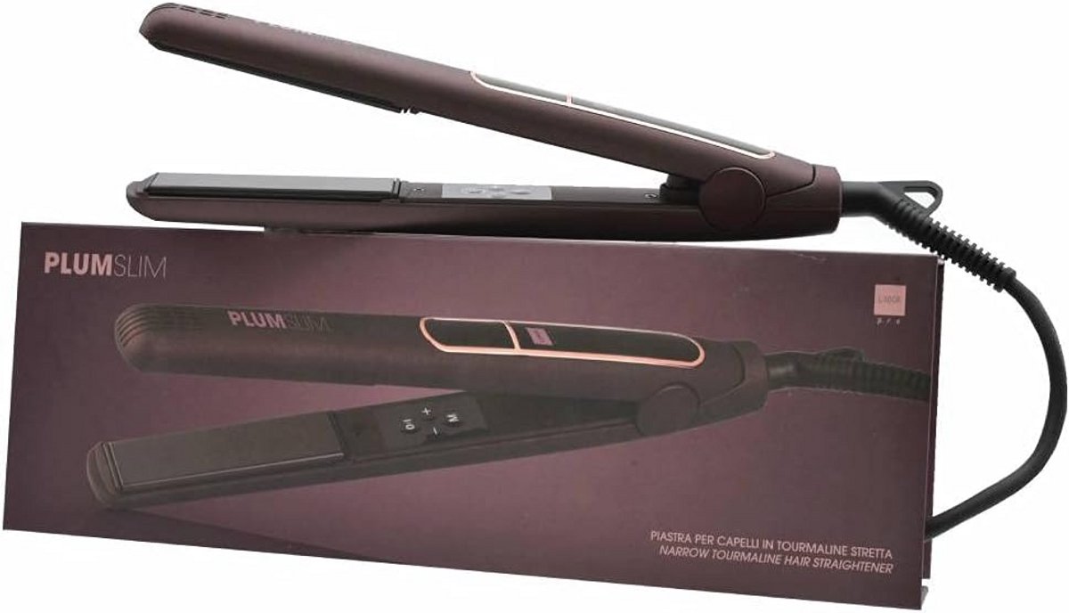 Professionele Stijltang Tourmaline Keramische Plaat, Smal 25x90mm, Snel Warm