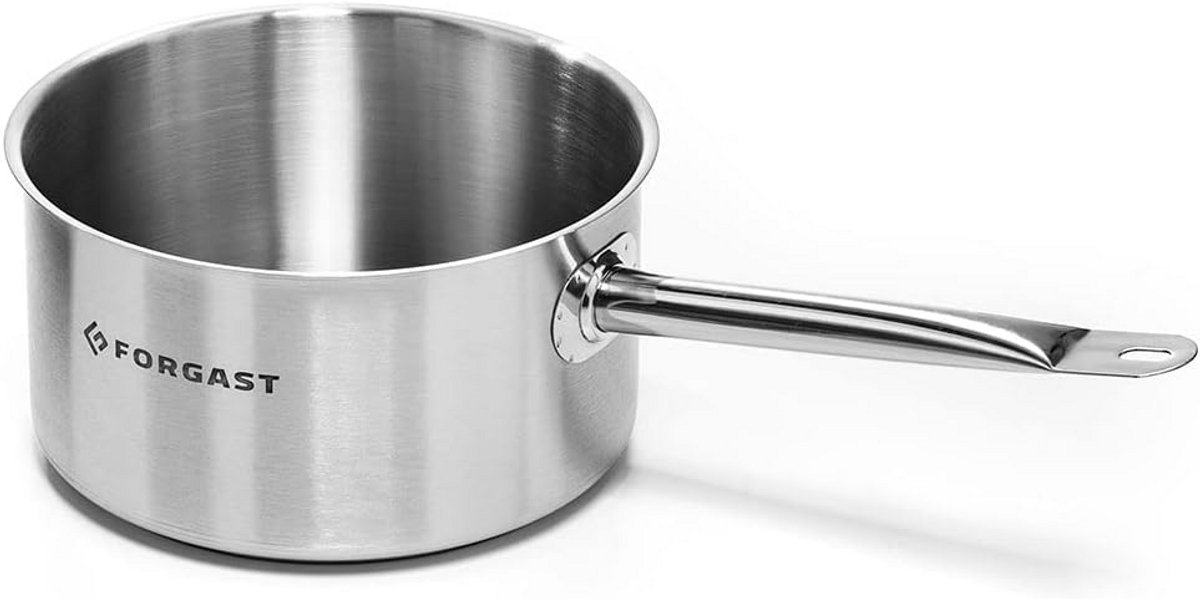 RVS Steelpan 4 Liter Geschikt voor Alle Warmtebronnen Inclusief Inductie