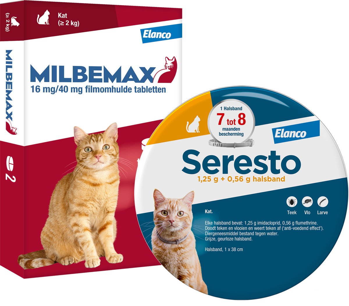 Elanco Preventiepakket Buitenkat 2 - 8 kg