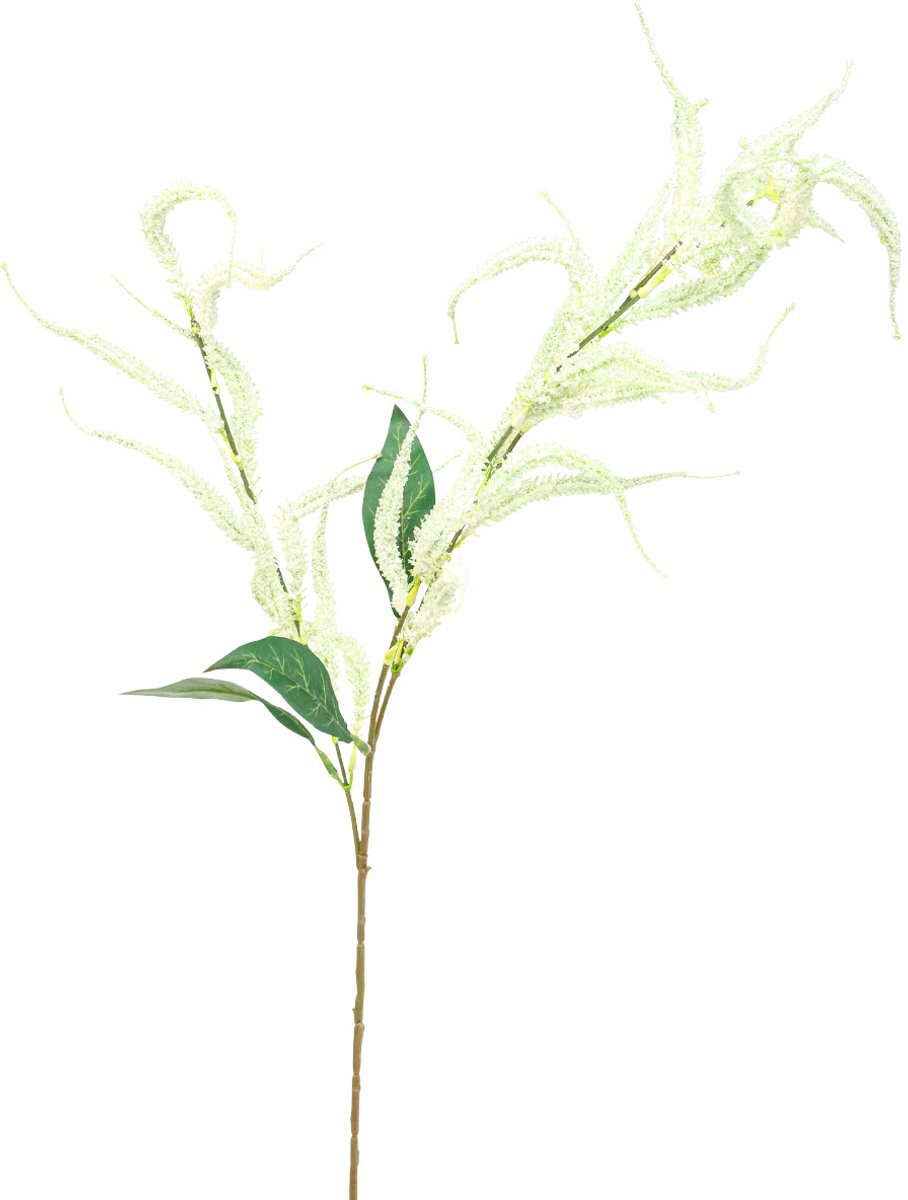 Kunst Amarant Vossestaart Creme 95cm