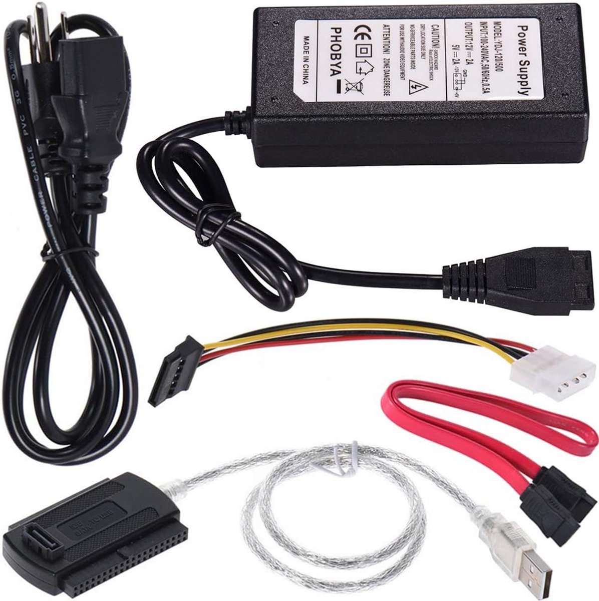 Universele USB Adapter voor 2,5 inch en 3,5 inch Harde Schijf HDD SSD