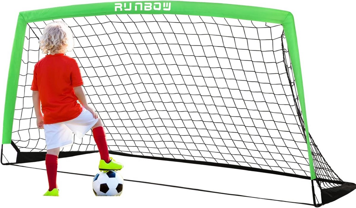 Draagbaar Pop-Up Voetbaldoel voor Kinderen - Inclusief Draagtas