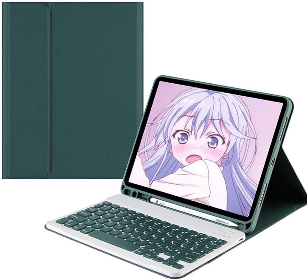 Toetsenbordhoes met Afneembaar Toetsenbord voor iPad Air 10.9 inch en iPad Pro 11 inch