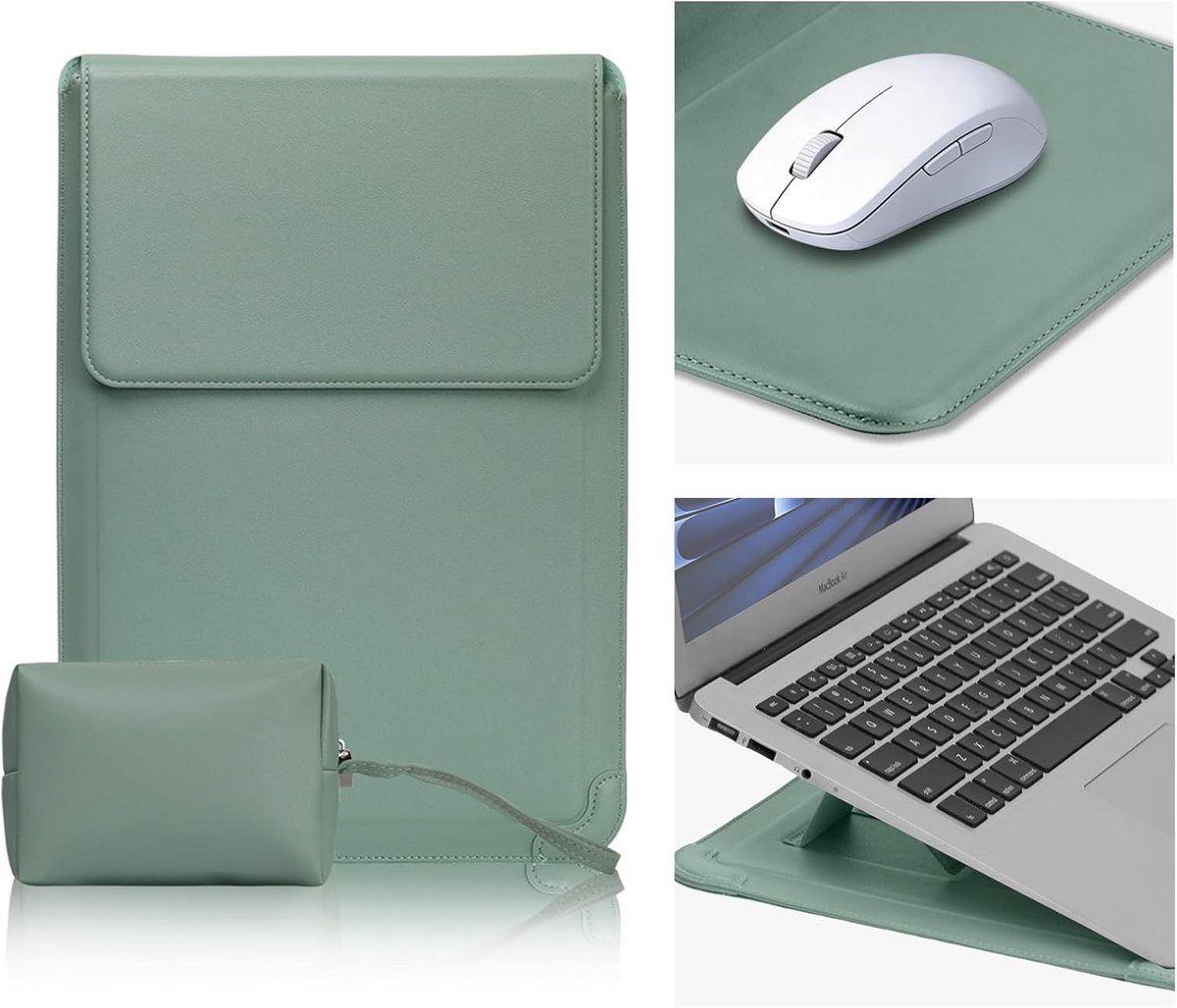 Waterdichte Laptoptas 13-14 inch met Opvouwbare Standaard