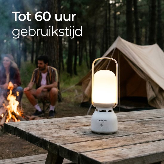 Xenon Smart X6850 Draagbare Lamp met Bluetooth Speaker - RGB Sfeerlamp & Draadloze Speaker - Binnen en Buiten - Oplaadbaar - Nachtlamp & Muziek Lamp - Zwart van Merkloos — afbeelding 2