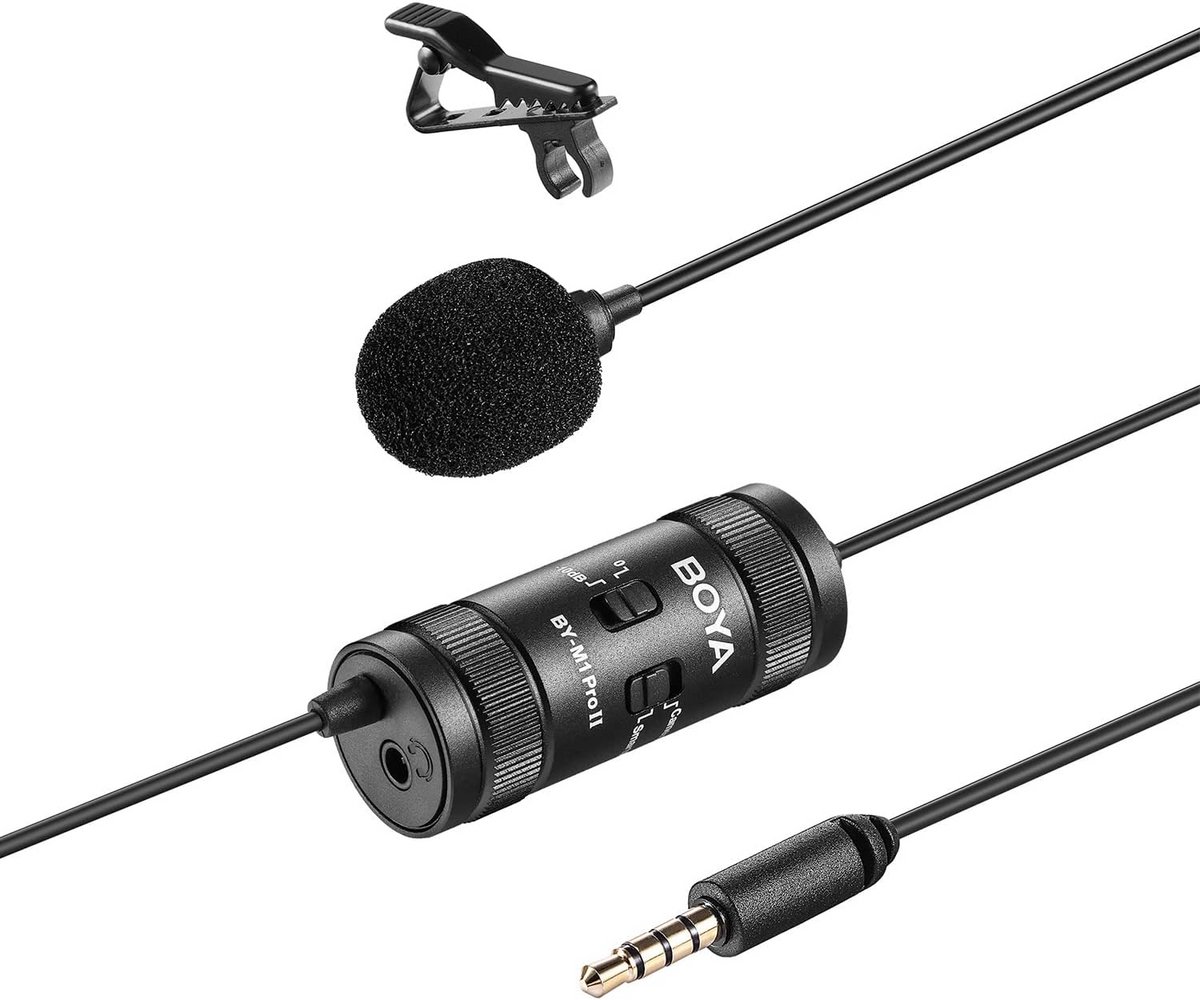 Draadloze Lavalier Microfoon met Ruisreductie voor Smartphone en Camera