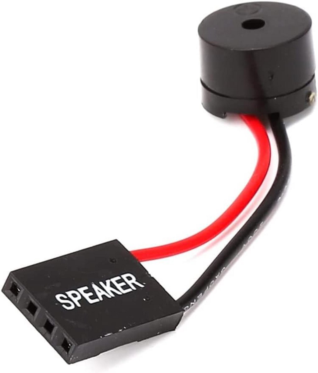 Mini Speaker voor PC Moederbord - Interne Buzzer met 4-Polige Aansluiting (11 cm)