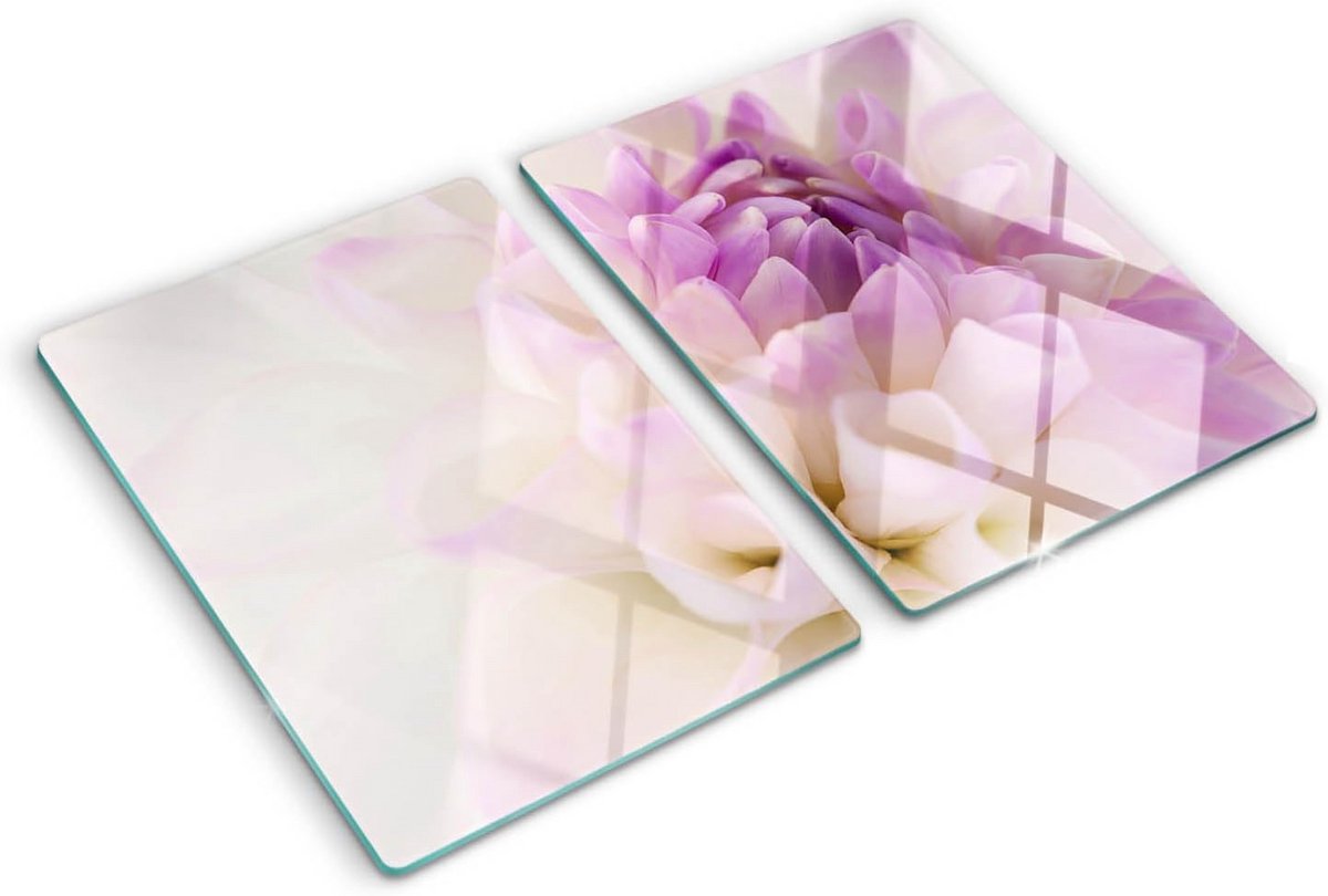 Geharde Glazen Snijplank en Universele Kookplaat Afdekking 2x40x52cm