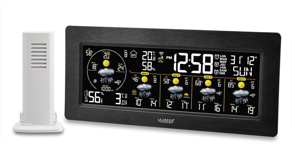 WiFi Weerstation met Binnen- en Buitenmeting en Weersvoorspelling
