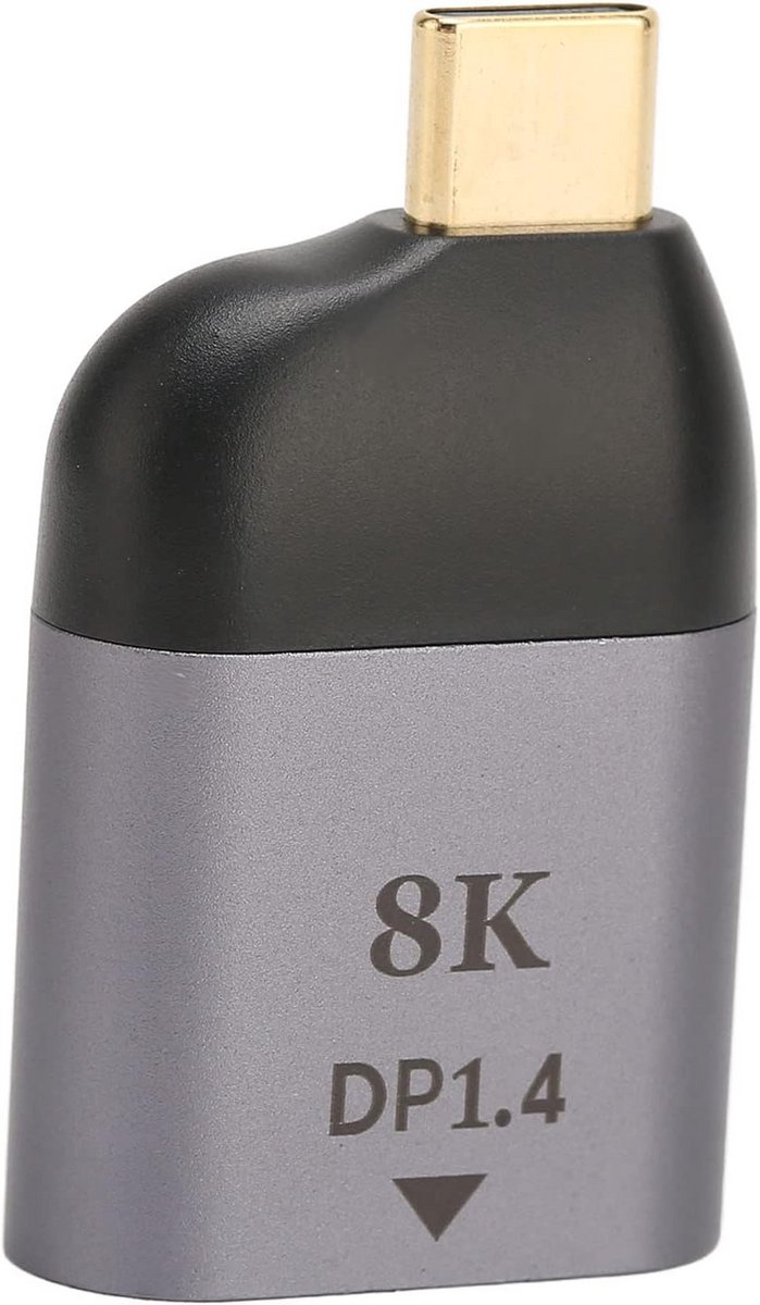 USB C naar DisplayPort Adapter - 8K 60Hz Ondersteuning voor Laptop en Monitor