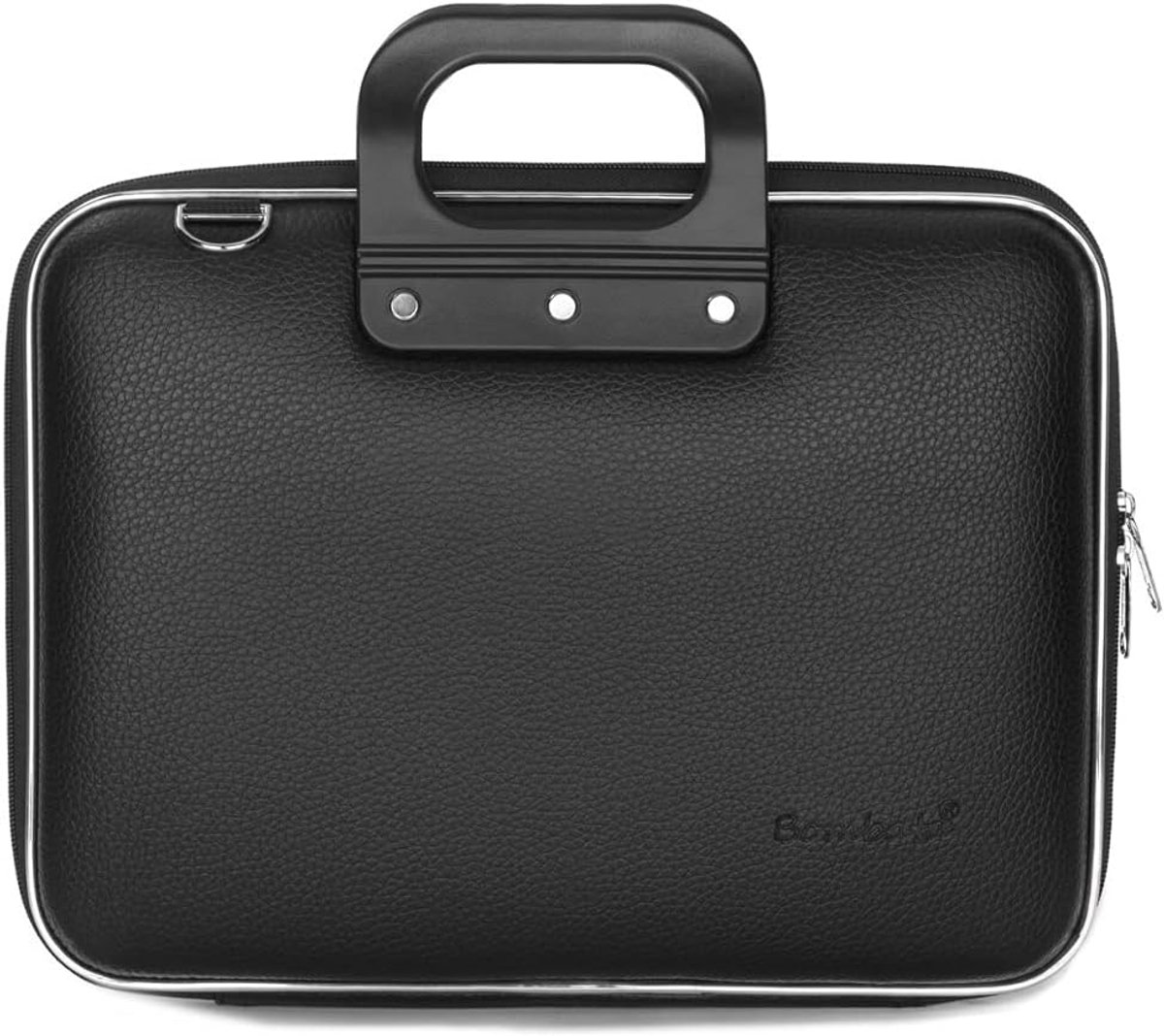 Aktetas voor 17 Inch Laptop - Klassiek Modern Design Zwart