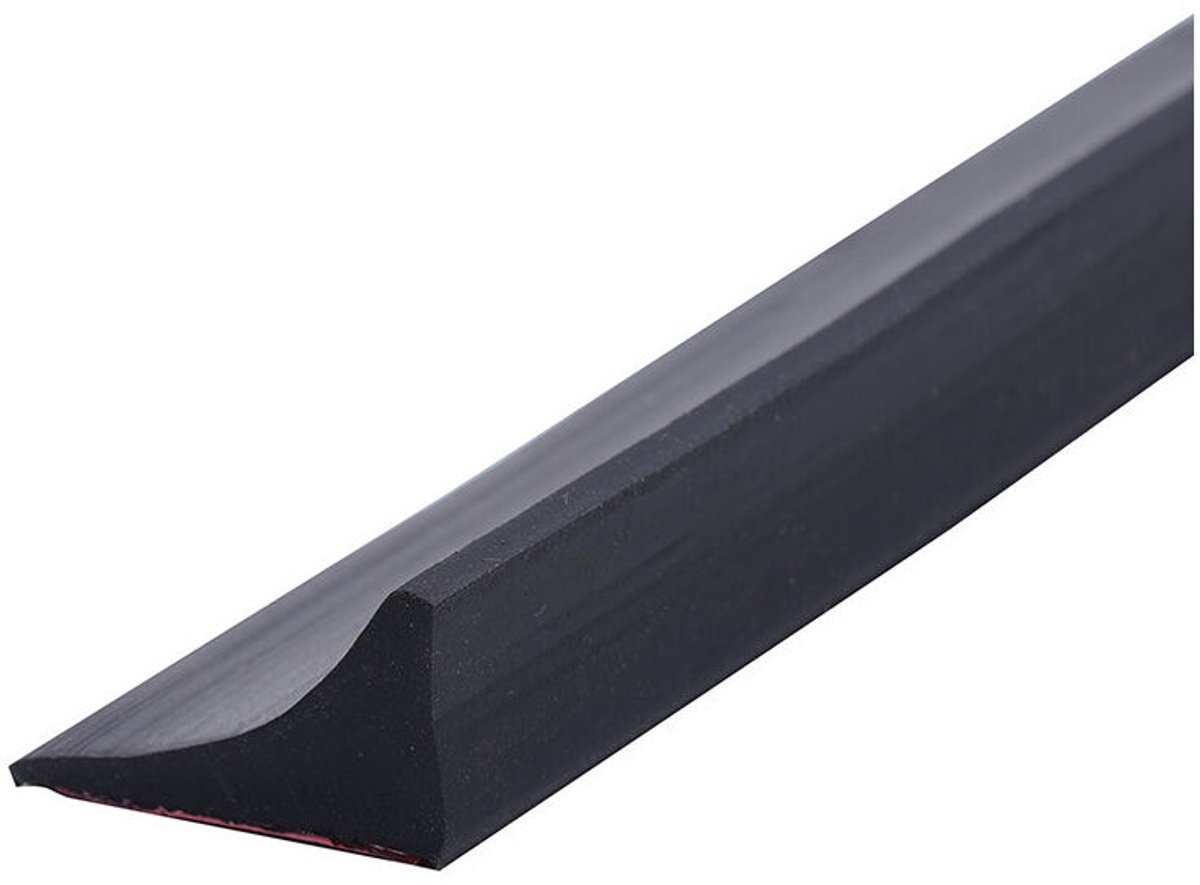 TuseRxln Douchedrempelstrip – Siliconen – Zelfklevende waterdichte drempelstrip – 100 cm – Zwart