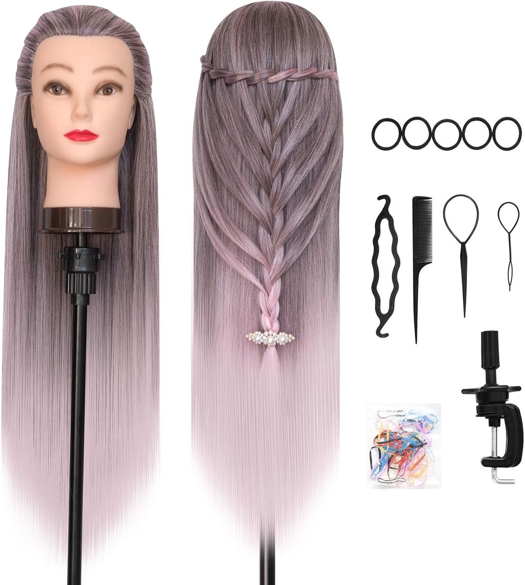 Kappershoofd Oefenhoofd - Kaphoofd - Kapperspop - Haarstyling