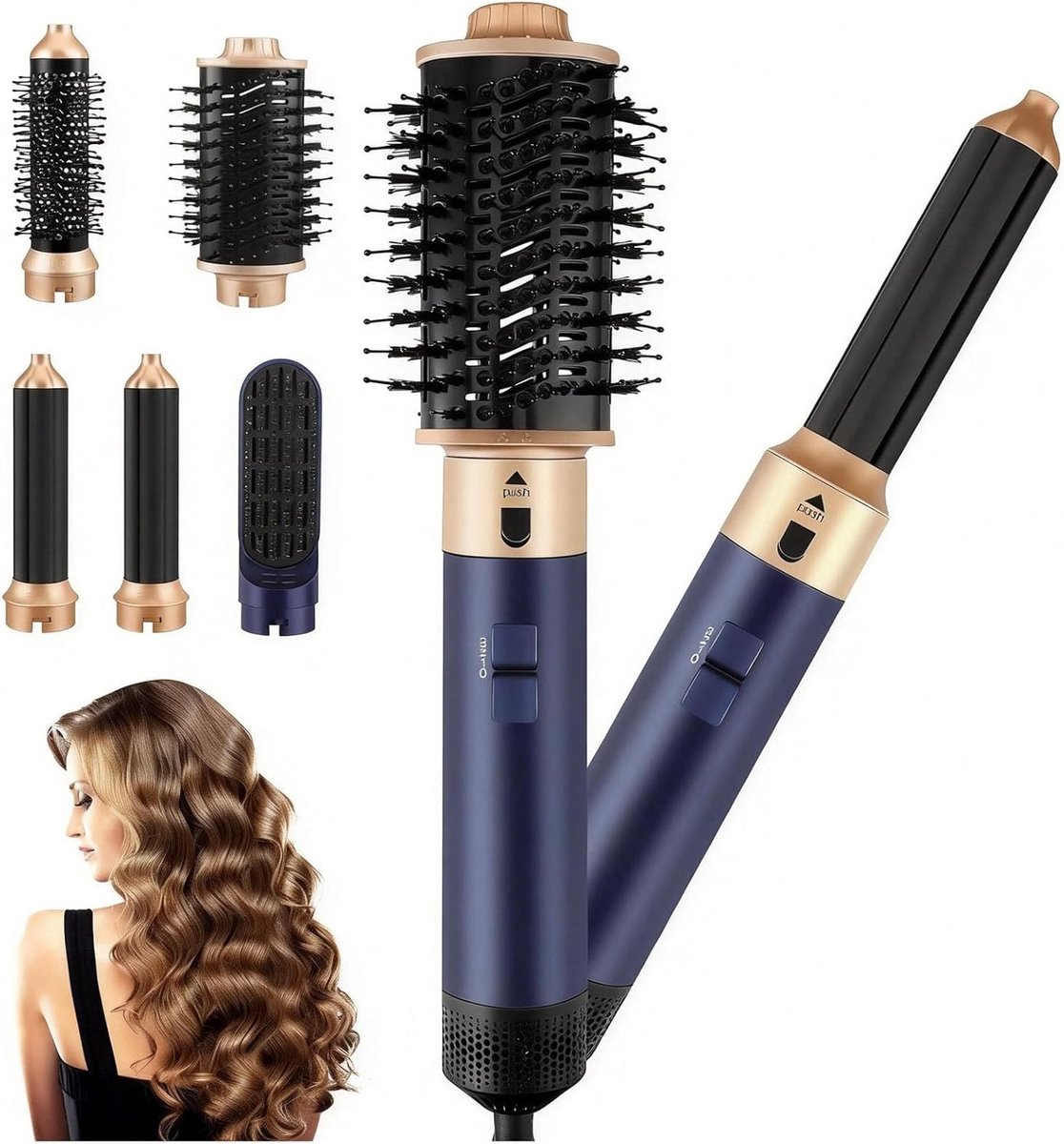 Krultang 5 in 1 - Stijltang met Opzetstukken - Multistyler - Haarstyling