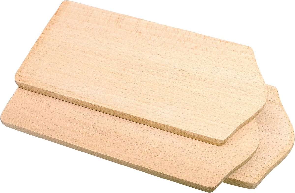 Houten Snijplank met 3 Borden voor Ontbijt en Ambachtelijke Projecten